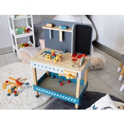 Set de joaca Ecotoys ESC-W-033 (Wood/Blue) Thumb