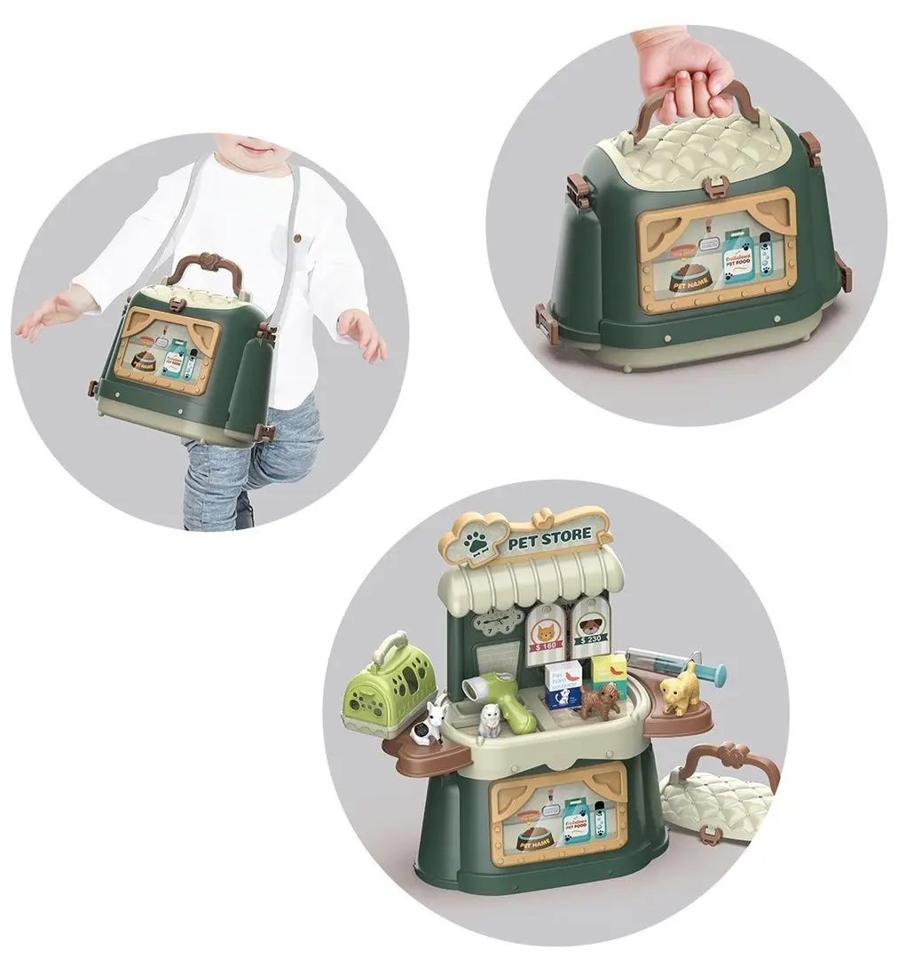 Set de joaca Enero Toys Pet Store 3in1 (Multicolor)