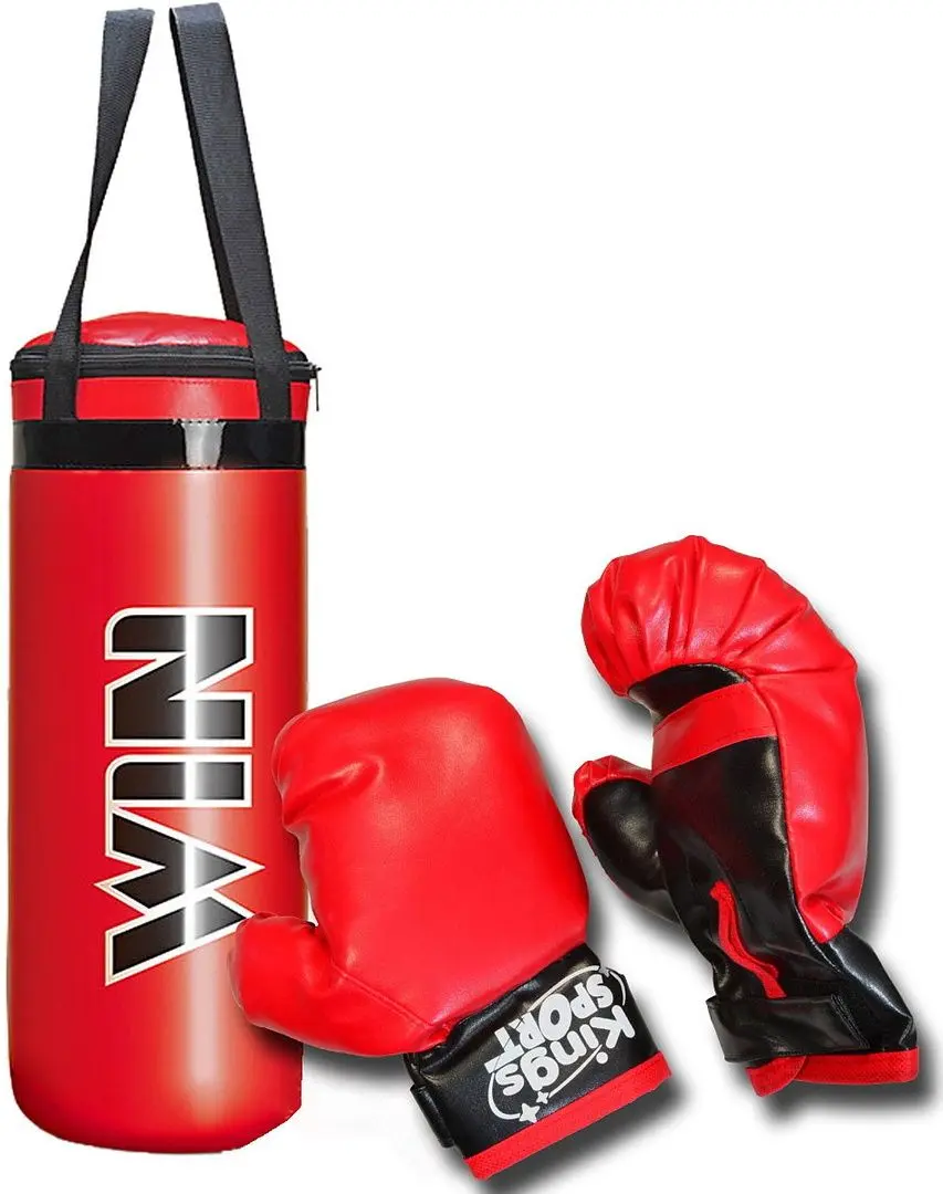 Set de box pentru copii Enero Worek 1017631 (Red/Black)