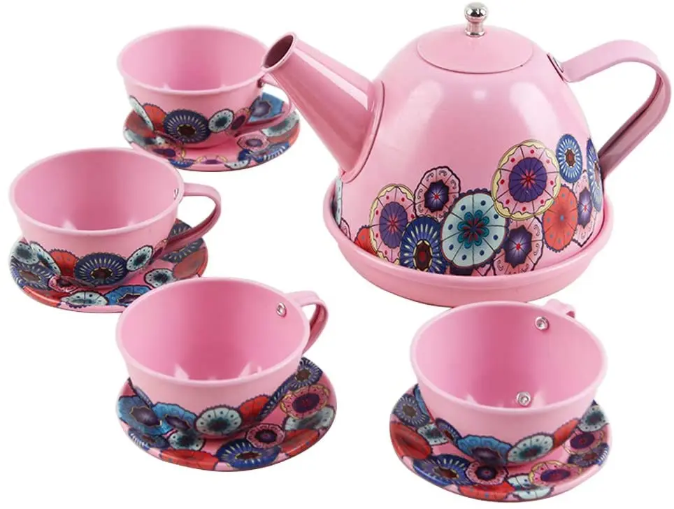 Set de joaca Essa Toys Children's Tea Set 9798-14B (Pink)