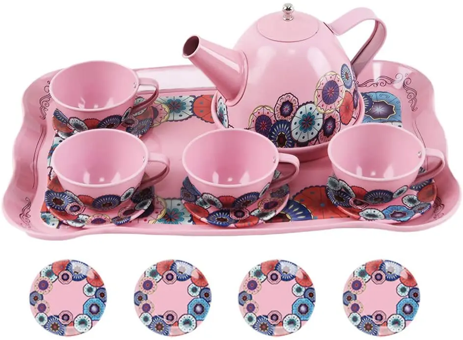 Set de joaca Essa Toys Children's Tea Set 9798-14B (Pink)