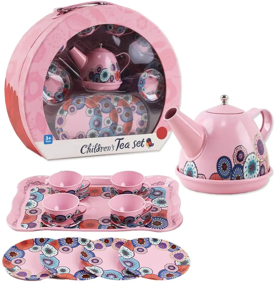 Set de joaca Essa Toys Children's Tea Set 9798-14B (Pink)
