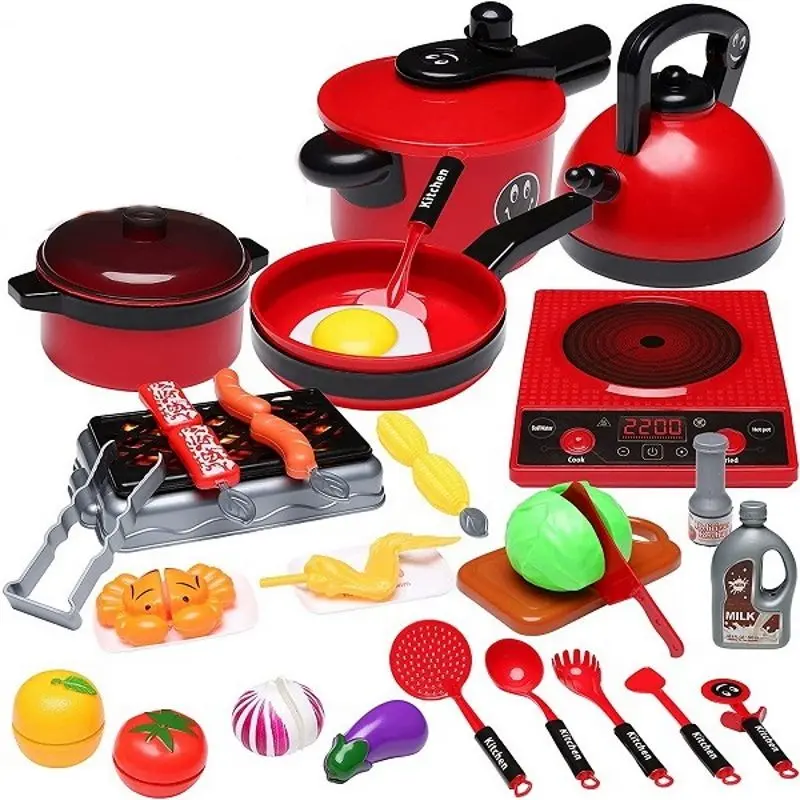 Set de joaca Essa Toys Kitchen 5731 (Red)