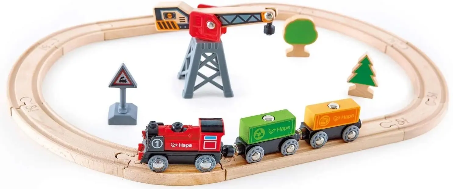 Set de joaca Hape Cargo Delivery Loop E3731