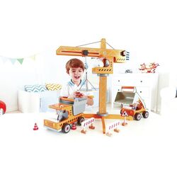 Set de joaca Hape Crane Lift (Orange) Thumb