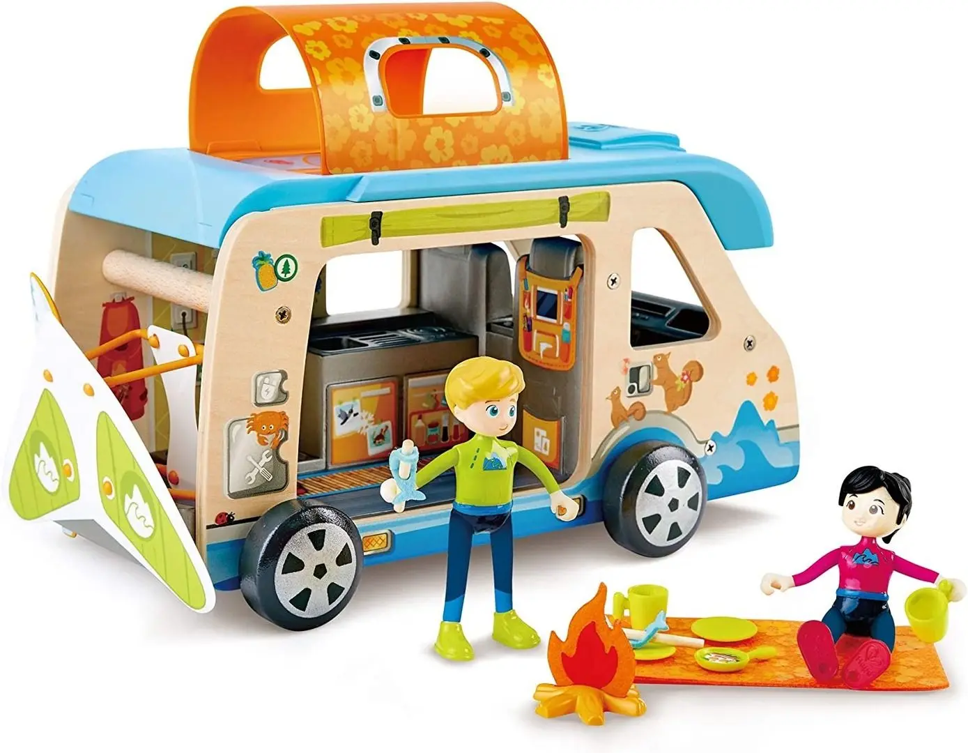 Set de joaca Hape Adventure Van E3407 (Multicolor)