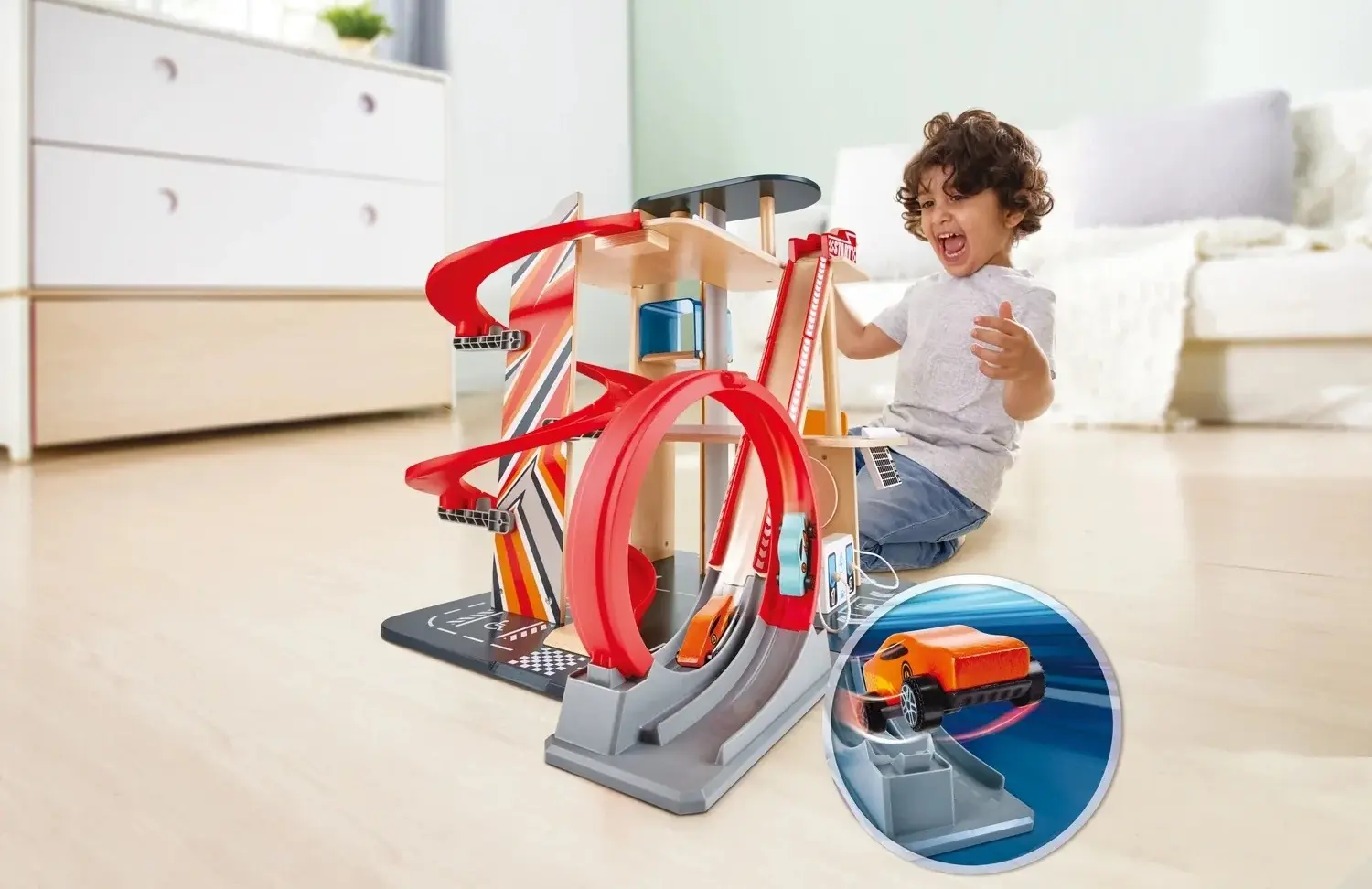 Set de joaca Hape Gerahead Stund Garage E3019