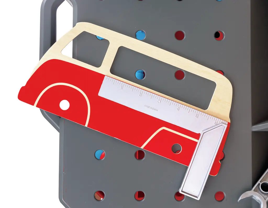 Set de joaca Hape Vehicle Service & Repair Workbench (Grey/Red)