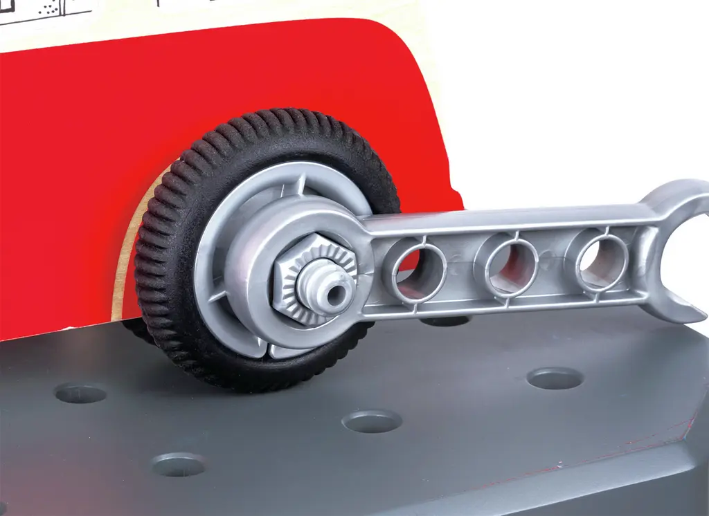 Set de joaca Hape Vehicle Service & Repair Workbench (Grey/Red)