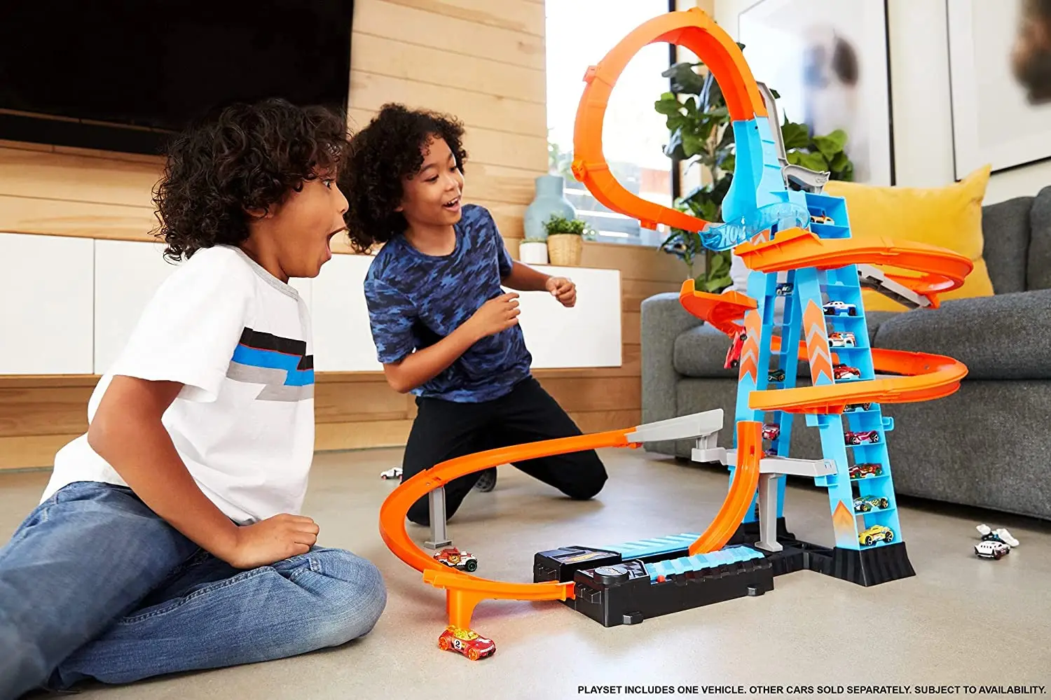 Set de joaca Hot Wheels Action Sky Crash Tower GJM76 - 6
