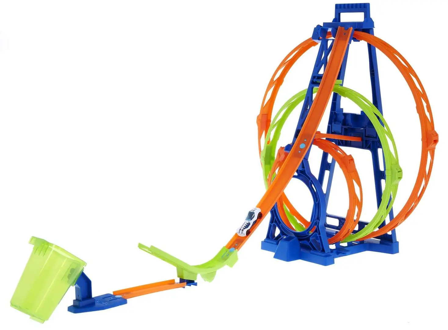 Set de joaca Hot Wheels Action Triple Loop (Multicolor) - 2