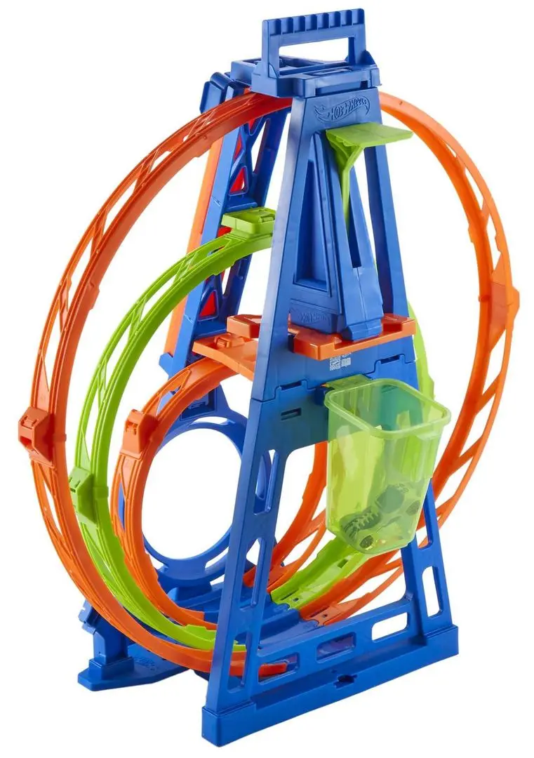 Set de joaca Hot Wheels Action Triple Loop (Multicolor) - 4