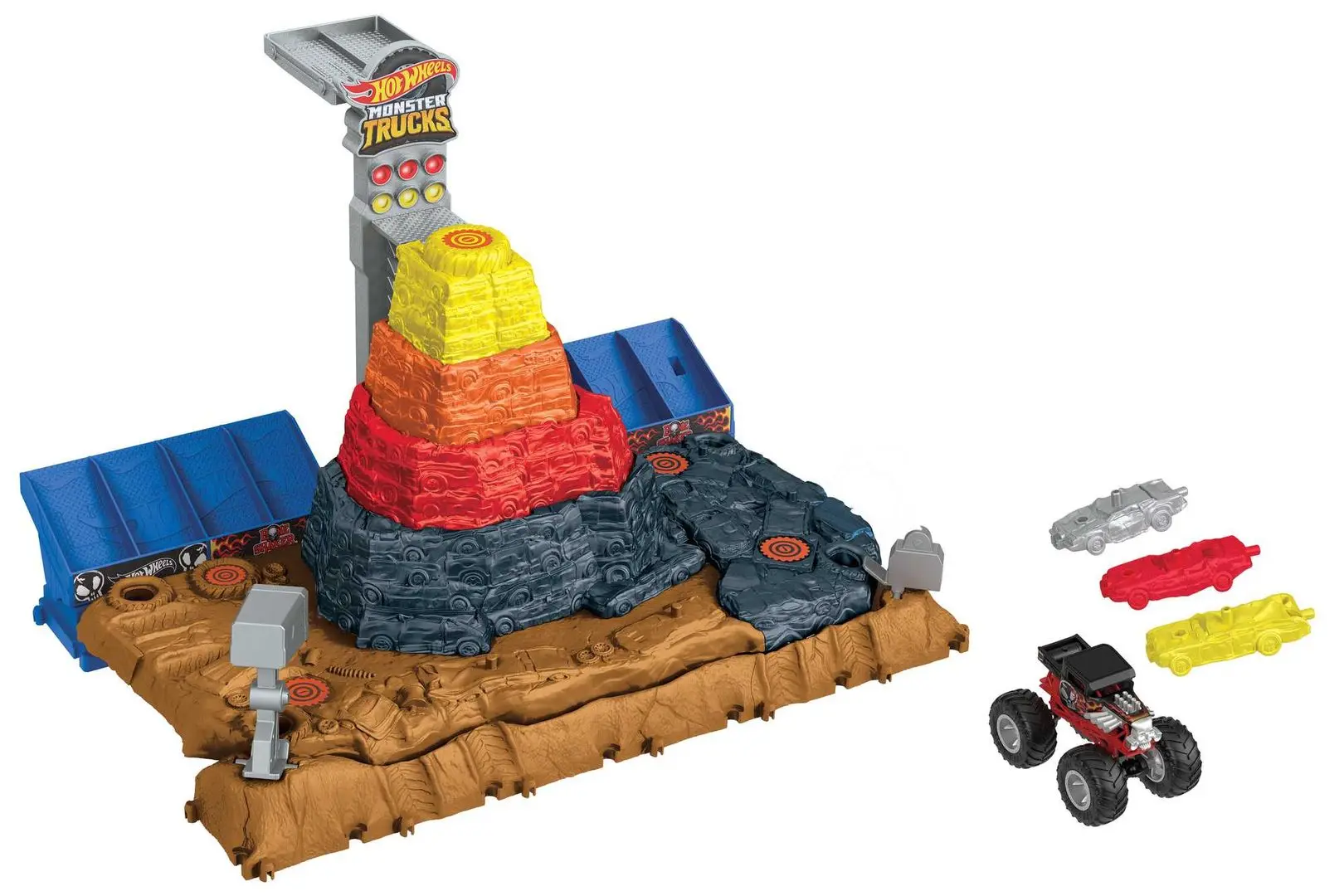 Set de joaca Hot Wheels Bone Shaker Ultimate Crush Yard (Multicolor)