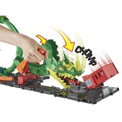 Set de joaca Hot Wheels City Dragon Drive Firefight (Green) Thumb