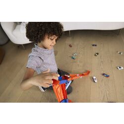 Set de joaca Hot Wheels City Speed Drop Transport Hauler (Orange/Blue) Thumb