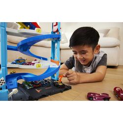 Игровой набор Hot Wheels City Transforming Race Tower (Orange/Blue) Thumb