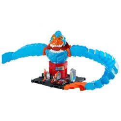 Set de joaca Hot Wheels City Wreck & Ride Gorilla Attack HDR30 (Blue/Orange) Thumb
