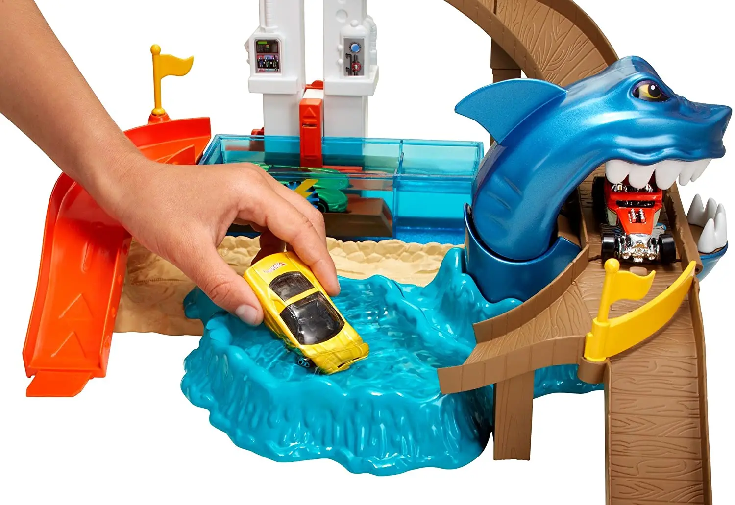 Set de joaca Hot Wheels Color Shifters Sharkport Showdown BGK04 - 3