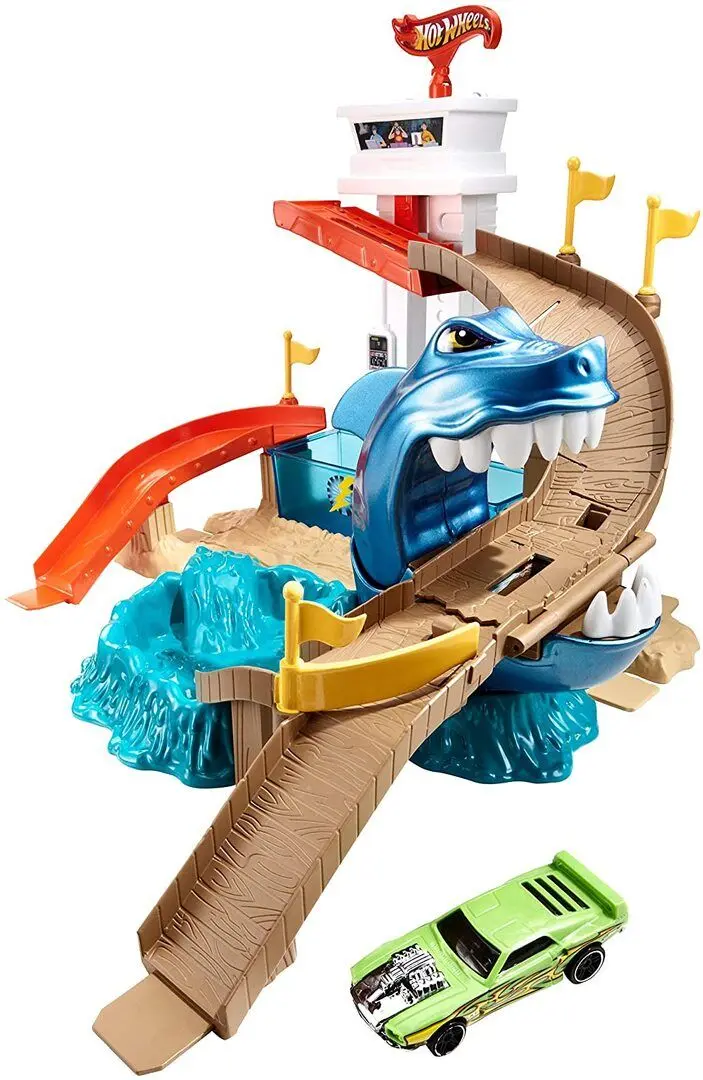 Set de joaca Hot Wheels Color Shifters Sharkport Showdown BGK04