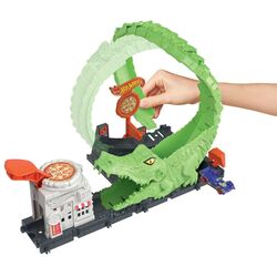 Set de joaca Hot Wheels Gator Loop Pizza Place (Green) Thumb