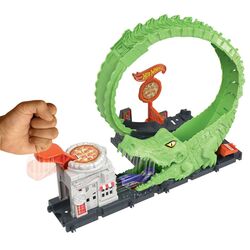 Set de joaca Hot Wheels Gator Loop Pizza Place (Green) Thumb