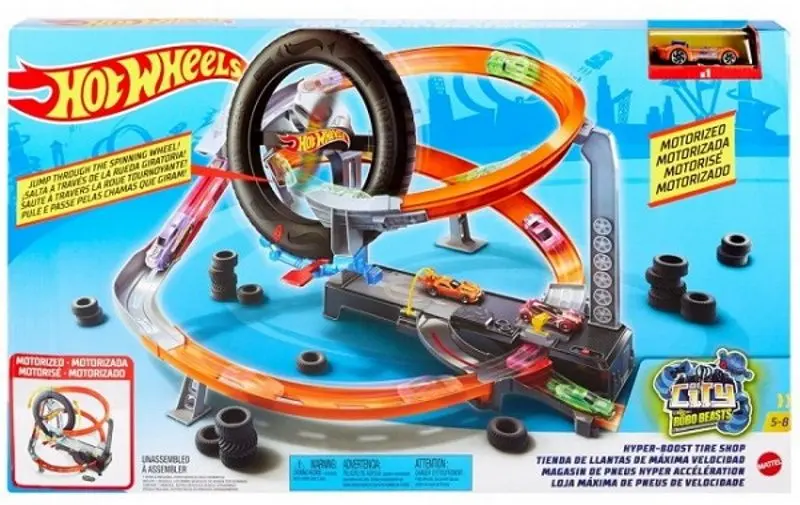 Игровой набор Hot Wheels Hyper-Boost Tire Shop GJL16 - 8