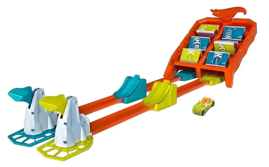Set de joaca Hot Wheels Launch Across Challenge GBF89 (Multicolor)