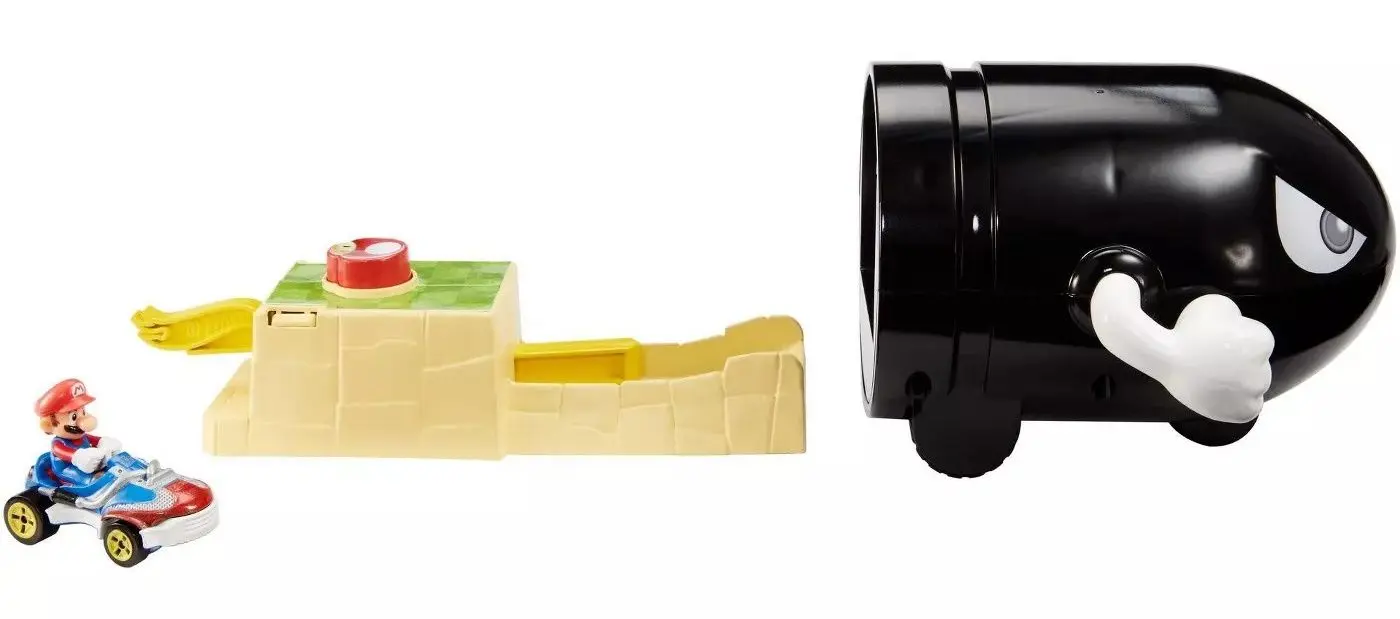 Set de joaca Hot Wheels Mario Kart Bullet Bill Launcher GKY54