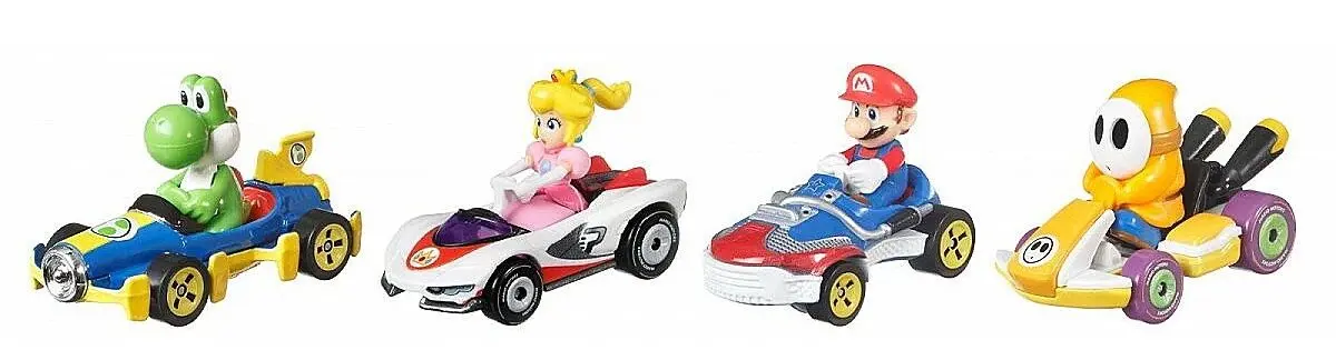 Set de joaca Hot Wheels Mariokart 4Pack GWB36/GWB38