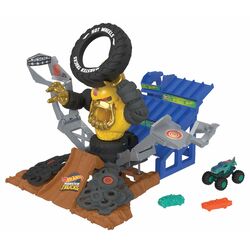 Set de joaca Hot Wheels Mega-Wrex vs. Crushzilla (Multicolor)