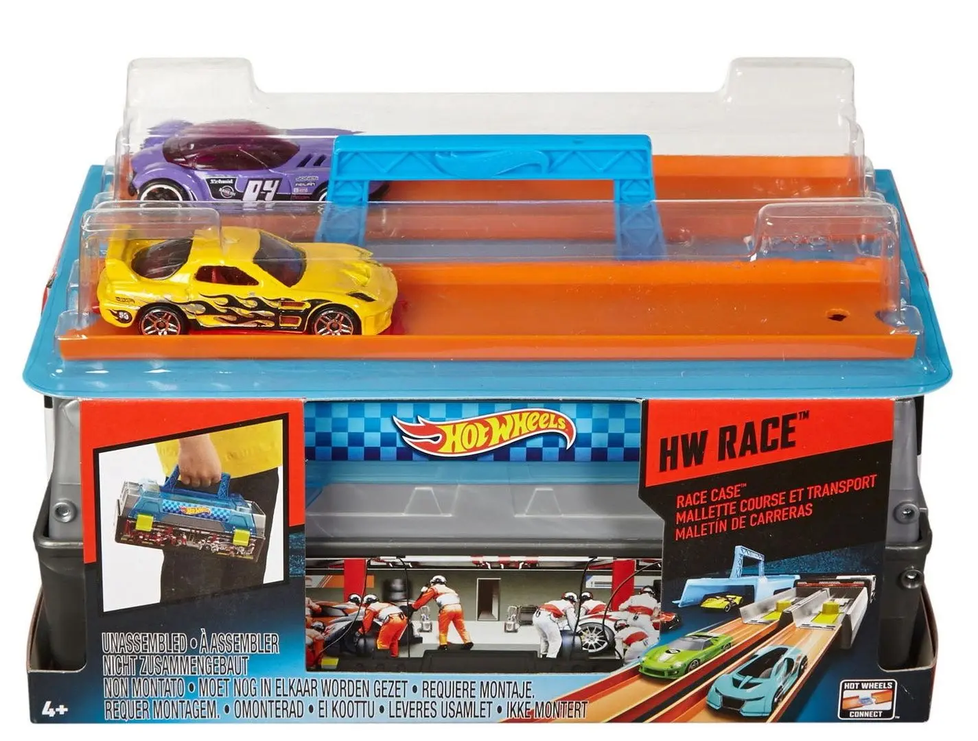 Set de joaca Hot Wheels Race Case Track Set HOT-CFC81
