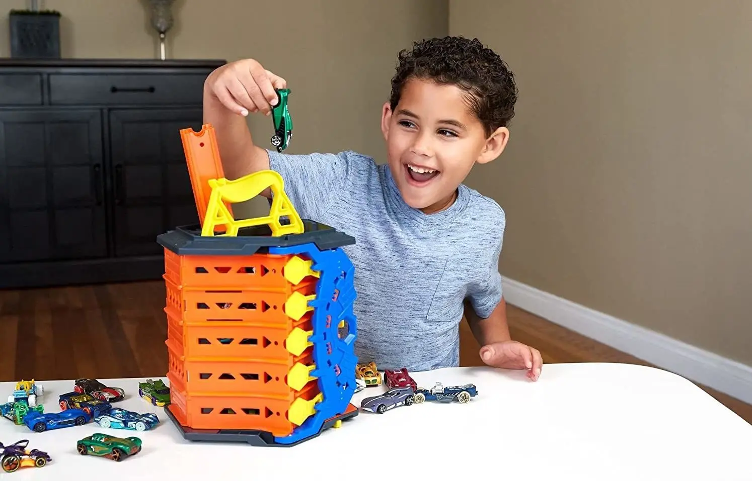 Set de joaca Hot Wheels Roll Out Raceway Action GYX11 - 4