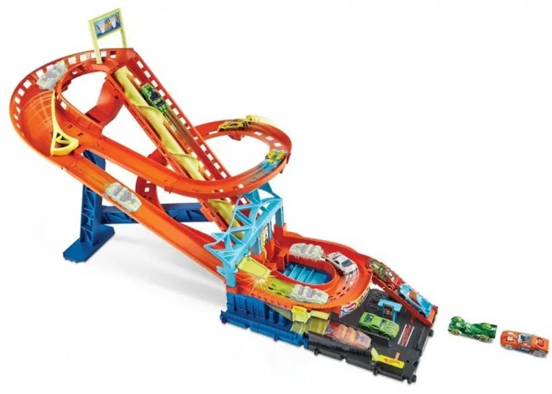 Set de joaca Hot Wheels Roller Coaster Rally (Red) - 2