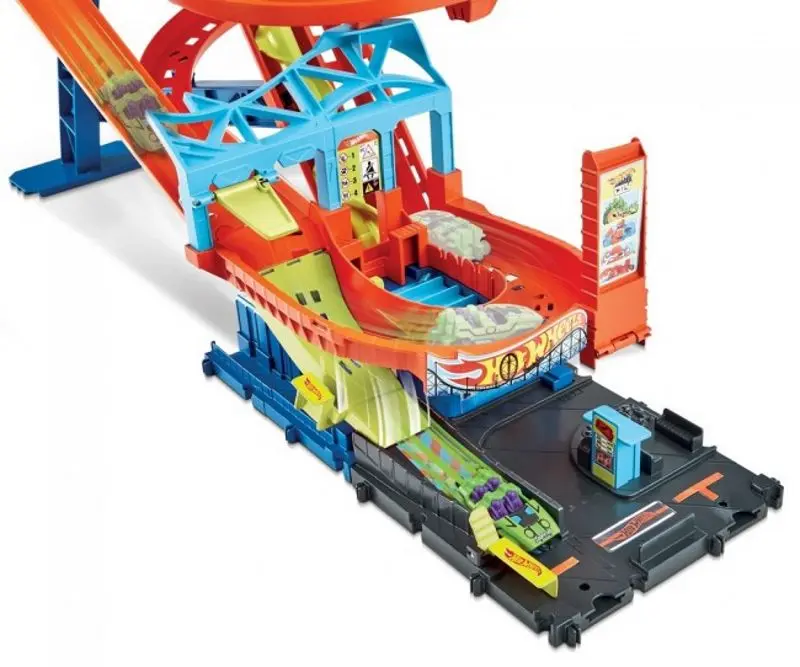 Set de joaca Hot Wheels Roller Coaster Rally (Red) - 5