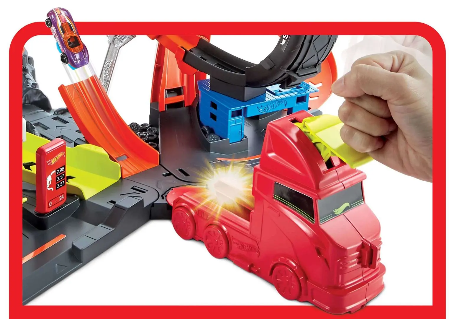 Set de joaca Hot Wheels Toxic Gorilla Slam (Multicolour) - 2