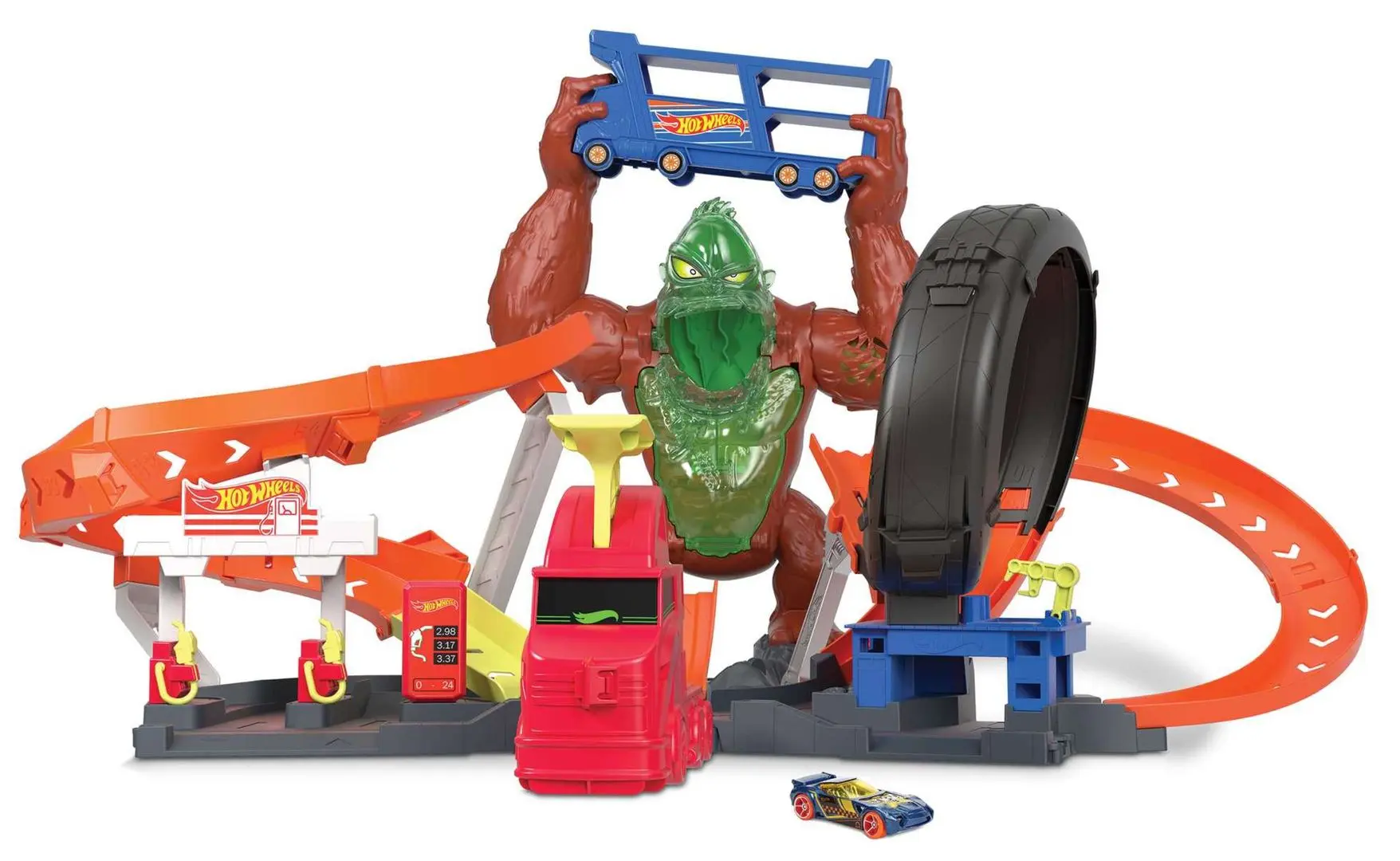 Set de joaca Hot Wheels Toxic Gorilla Slam (Multicolour)