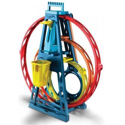 Set de joaca Hot Wheels Track Builder Triple Loop GLC96