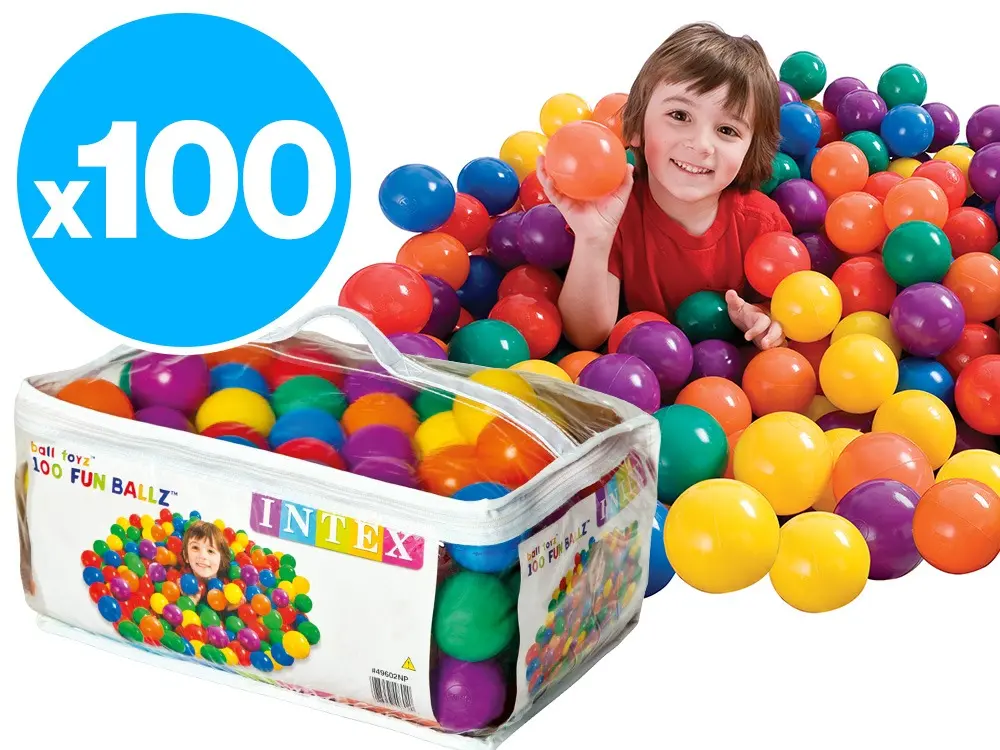 Шарики для сухого бассейна Intex 49602 (Multicolour) - 2