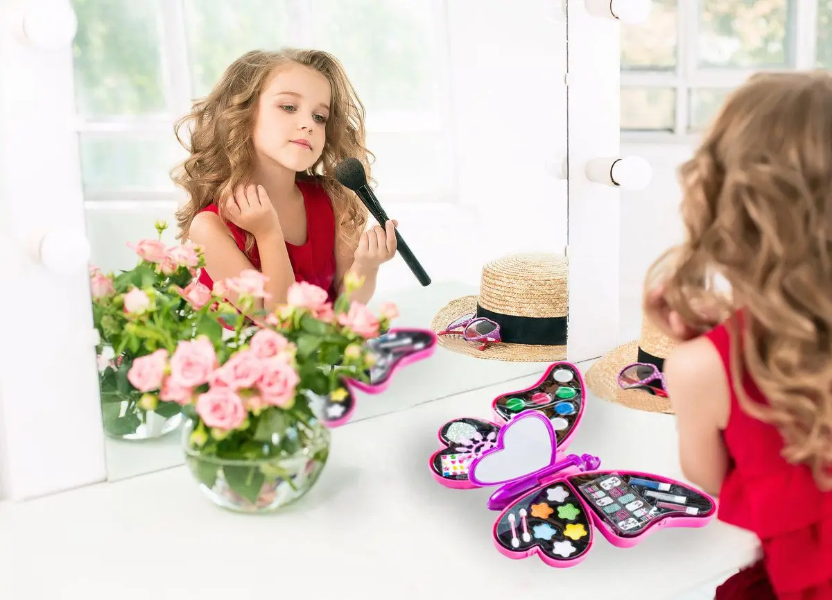 Set de joaca Iso Trade Make-up Set Butterfly 10763 (Pink)