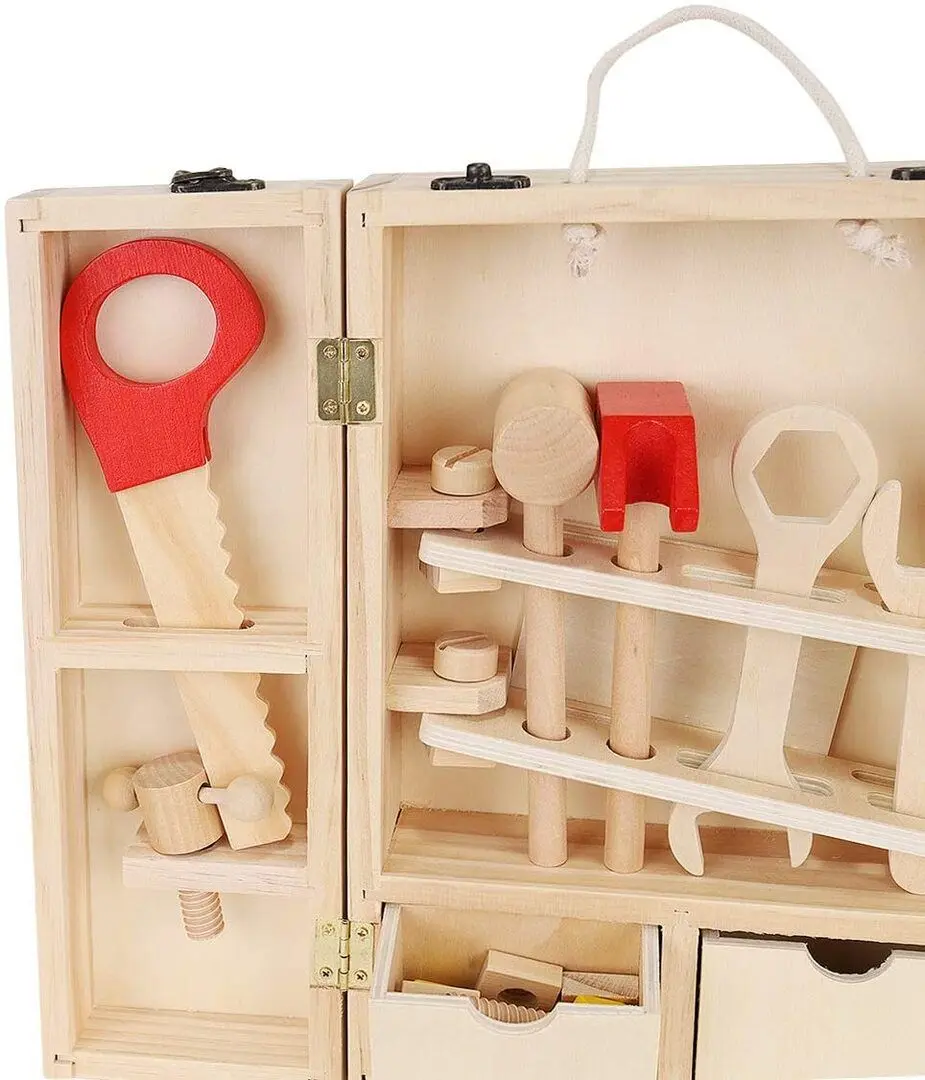 Set de unelte din lemn Kruzzel 9367