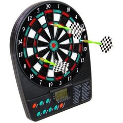 Placa de darts electronica LeanToys 1654 (Black) Thumb
