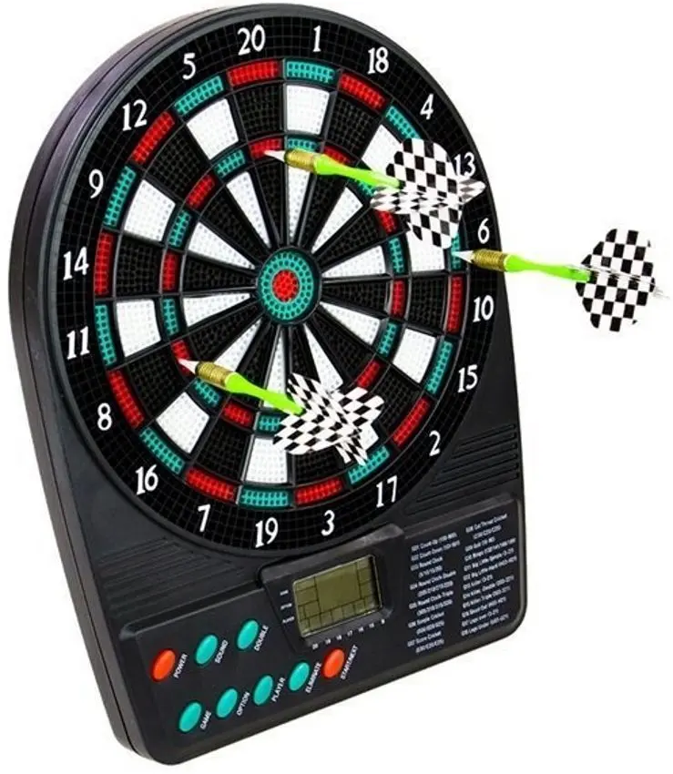 Placa de darts electronica LeanToys 1654 (Black)