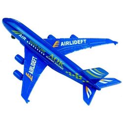Set de joaca LeanToys Airplane Lifelike Model (Blue) Thumb