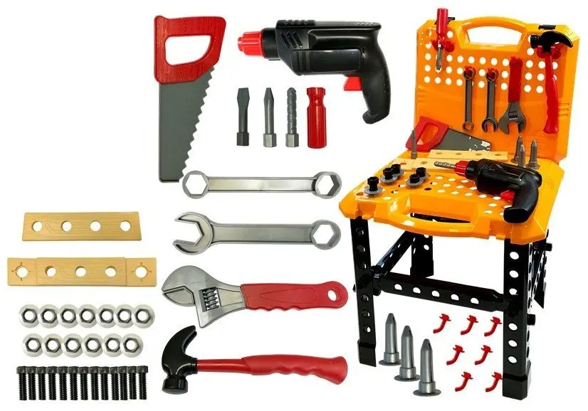 Set de joaca LeanToys Drill Set (Yellow/Black)