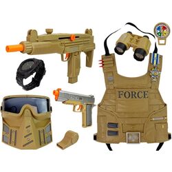 Set de joaca LeanToys Military Force (Brown)