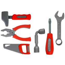 Set de joaca LeanToys Mobile Tool Table (Orange/Blue) Thumb