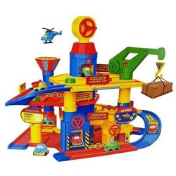 Set de joaca LeanToys Parking Lot 4 Floors (Yellow/Blue)
