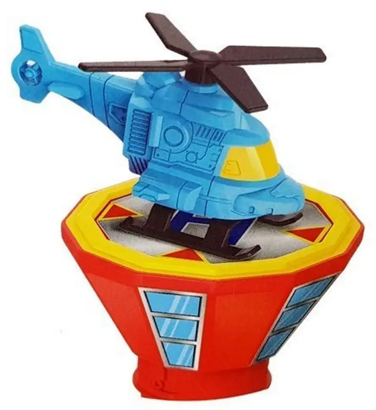 Set de joaca LeanToys Parking Lot 5 Floors (Yellow/Blue) - 2