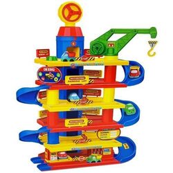 Set de joaca LeanToys Parking Lot 6 Floors (Yellow/Blue)