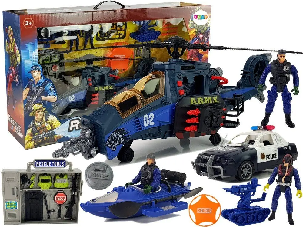 Set de joaca LeanToys Police 7889 (Blue)